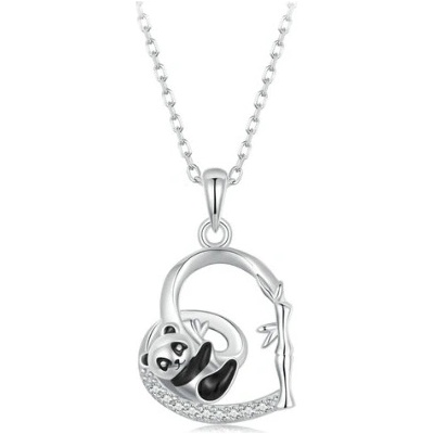 For Silver Náhrdelník panda 69656