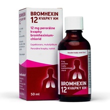 Bromhexin 12 kvapky KM gtt.por.1 x 50 ml