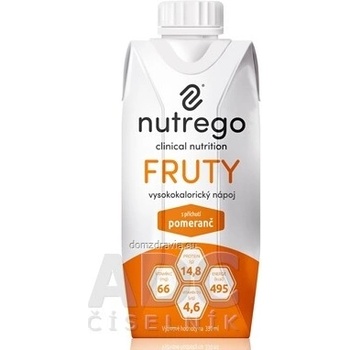 Nutrego FRUTY pomaranč 12x330 ml