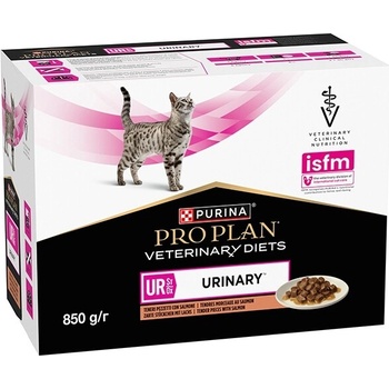 Pro Plan Veterinary Diets Feline UR ST/OX Urinary Salmon 10 x 85 g