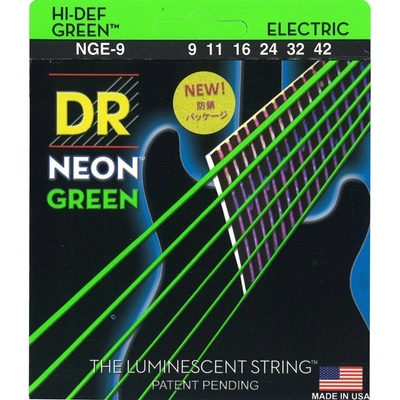 DR Strings DR Neon Green 9