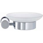 Duravit D-Code - Сапунница с държач, дясна, млечно стъкло/хром 0099181000 (0099181000)