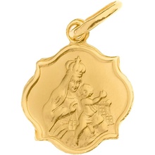 Argento Zlatý prívesok Škapuliar 8A037