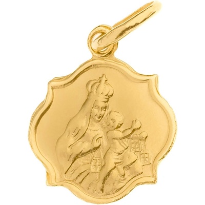Argento Zlatý prívesok Škapuliar 8A037