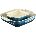 Le Creuset Форми за печене Le Creuset квадратни 14 + 23 см цвят на море 2 бр (79035006420006)
