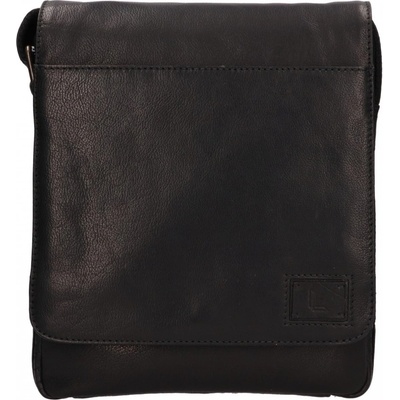Pánská kožená crossbody taška 290603 BLK