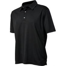 Backtee Mens Performance Polo black