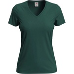 Stedman classic-t v-neck st2700 / Дамска тениска с v-образно деколте - бутилково зелено s (st2700bogs)