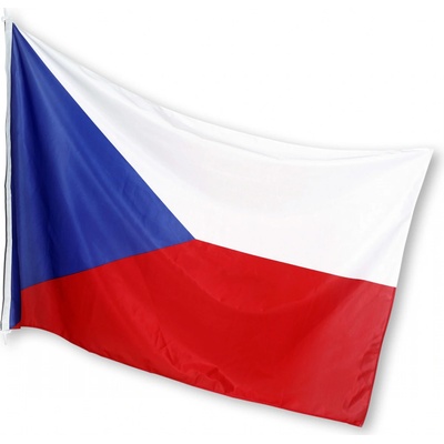 Vlajka ČR, 90 x 60 cm, s karabinou – Hledejceny.cz
