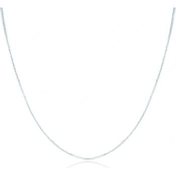 SAVICKI Синджирче Savicki 0, 9 мм: бяло злато, лисича опашка