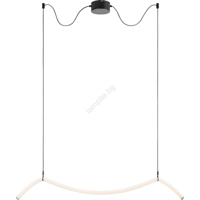 Markslöjd 108873 - Димируема висяща лампа на кабел MELT, LED/13W/230V, черна (ML1519)