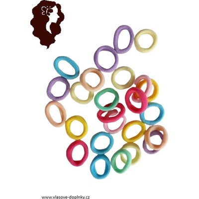 Vlasové gumičky 25 ks