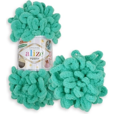 Alize Puffy 490 tyrkysová