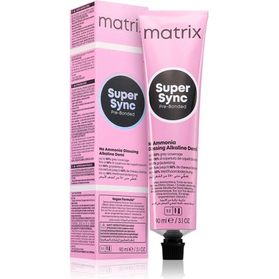 Matrix Super Sync Pre-Bonded полуперманентна тонираща боя за коса цвят 8N Neutral Light Blonde 90ml