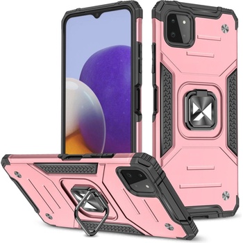 Wozinsky Калъф Wozinsky Ring Armor Kickstand, за Samsung Galaxy A22 4G, розов