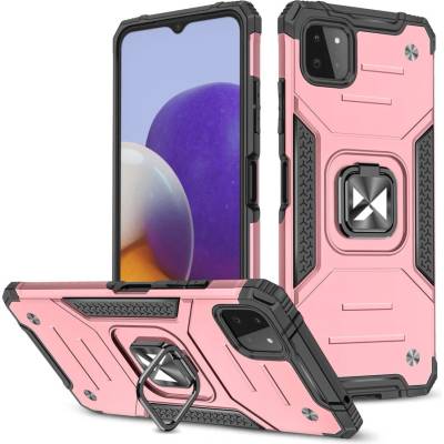 Wozinsky Калъф Wozinsky Ring Armor Kickstand, за Samsung Galaxy A22 4G, розов