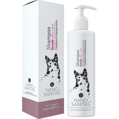 Nanosanitas Nano Šampon pro péči o samičí pokožku female skin care 250 ml