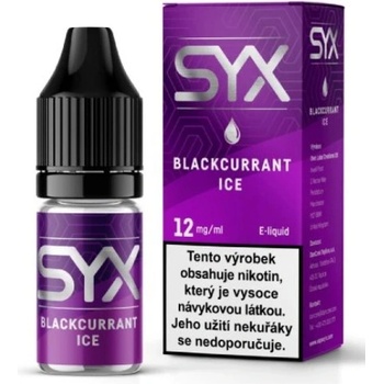 Syx Classic Blackcurrant Ice 10 ml 12 mg