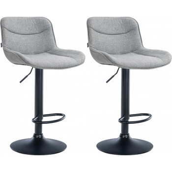 Design-Shop Vonore Šedá / černá 2 ks