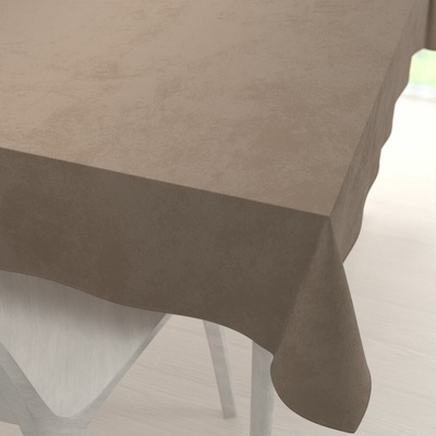 Biante Veľký zamatový obdĺžnikový obrus Velvet Premium SVP-005 Svetlo hnedý 220x260cm