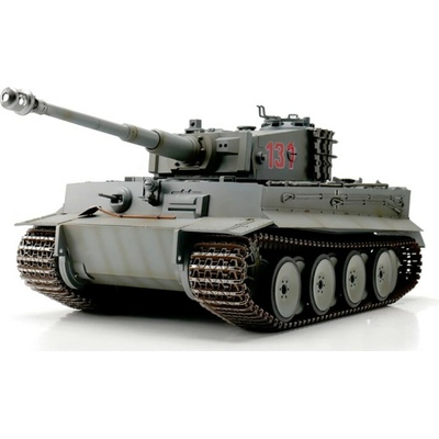 Torro RC tank German Tiger I IR sivý 2,4 Ghz RTR proporcionálny 1:16