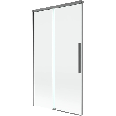 Mexen Rox параван за вана, плъзгащ се, 2-крилен, 100 x 150 см, прозрачен, gun metal - 8C9-100-001-95-00 (8C9-100-001-95-00)