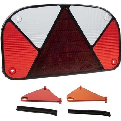 Agados Náhradní sklo světla na vozíky a přívěsy MULTIPOINT 2 (235 x 134 mm) - levé / pravé
