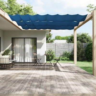 vidaXL Vertikální markýza modrá 140 x 1 200 cm oxfordská látka