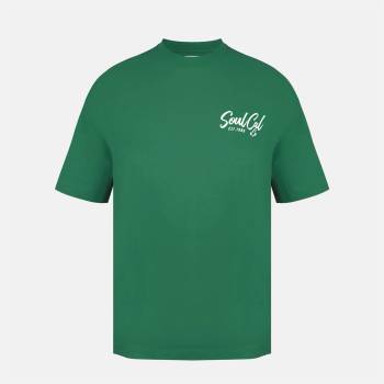 SoulCal Тениска SoulCal Men's Soul Fast Food Oversized T-Shirt - Green