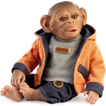 Guča 986 REBORN МАЙМУНЧЕ - реалистично бебе маймунче с меко текстилно тяло - 32 см