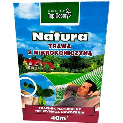 Tráva 1 kg Top Decor Semena travní směsi Natura s mikrojetelí pro trávník
