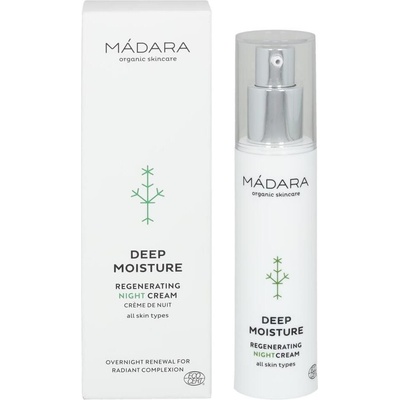 Mádara Deep Moisture regenerační noční krém 50 ml