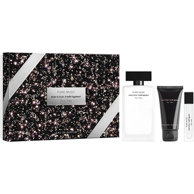 Narciso Rodriguez Pure Musc подаръчен комплект с парфюмна вода 100мл и лосион за тяло 50мл за жени 1 бр