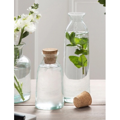 Garden Trading Skleněná karafa s korkovým víčkem 1,6 l