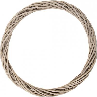 Přírodní ratanový věnec Wreath Rattan XL - Ø 50*5 cm - Clayre & Eef