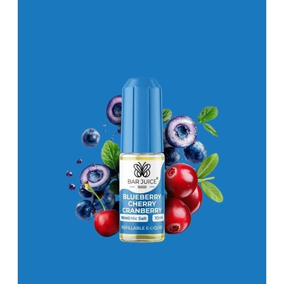 Bar Juice 5000 Salt Blueberry Cherry Cranberry 10 ml 10 mg