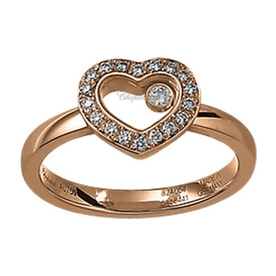 Chopard Zlatý prsten happy diamonds 82A054 5210