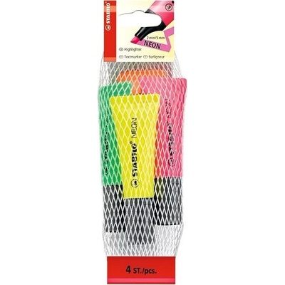 Stabilo Neon 4 ks