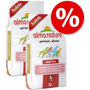 Almo Nature Adult Large - Salmon & Rice 2x12 kg