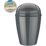 Koziol Кош за отпадъци с люлеещ капак DEL S 5л, естествено сив, Koziol (KOZ1402120)