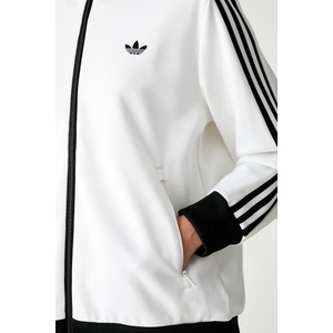 Adidas суичър с цип дамски с памук Beckenbauer (KV9565)