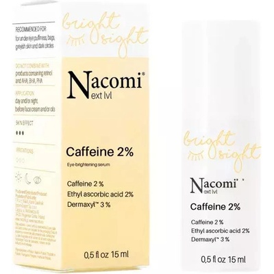 Nacomi Next Level rozjasňující oční sérum s kofeinem 15 ml