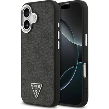 GUESS Калъф Guess 4G Triangle Logo MagSafe за iPhone 17 - черен