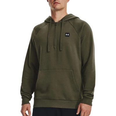 Under Armour Суитшърт с качулка Under Armour UA Rival Fleece 1/2 Zip HD-GRN 1373371-390 Размер M