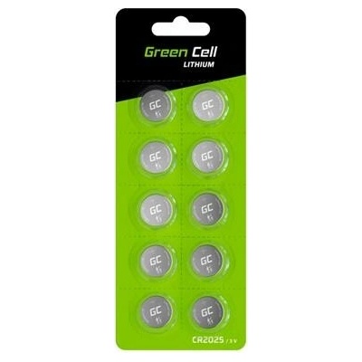 Green Cell Lithium CR2025 10ks XCR04