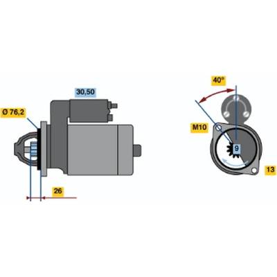 BOSCH STARTER 0 001 110 130
