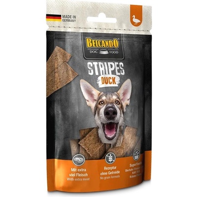 Belcando Stripes Snack kačacie plátky 70 g