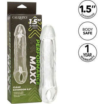 California Exotics Performance Maxx Clear Extension 6.5 Inch