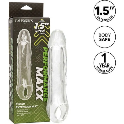 California Exotics Performance Maxx Clear Extension 6.5 Inch