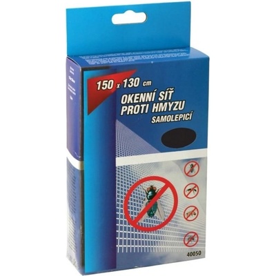 Sada okenná sieť 75x220cm biela suchý zips 5.8m, 2ks v balení